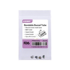 AZDENT Dental Ortho Buccal Tubes 1st/2nd Molar Tube Roth/MBT/ Edgewise 022/018