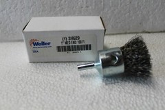 11 NIB Weiler 1″ Crimped Wire End Brush 10011 Med Rd Shank Steel 22,000 Max RPM