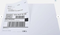 1000 Value 8.5″ X 5.5″ Half Sheet Self Adhesive Shipping Labels 2 Per Sheet