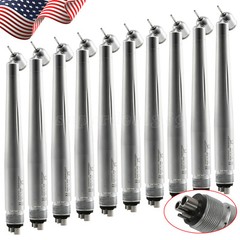 Dental 45° Degree Surgical High Speed Handpiece Push Button turbine 4Hole Dr