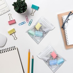 600 Pack Mini Zipper Lock 600pcs(1.5×2 2×2 2×3 3×3 3×4 3×5 inch), clear