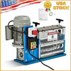370W Electric Wire Stripping Machine ,Portable Scrap Cable Stripper 0.06″-1.5″