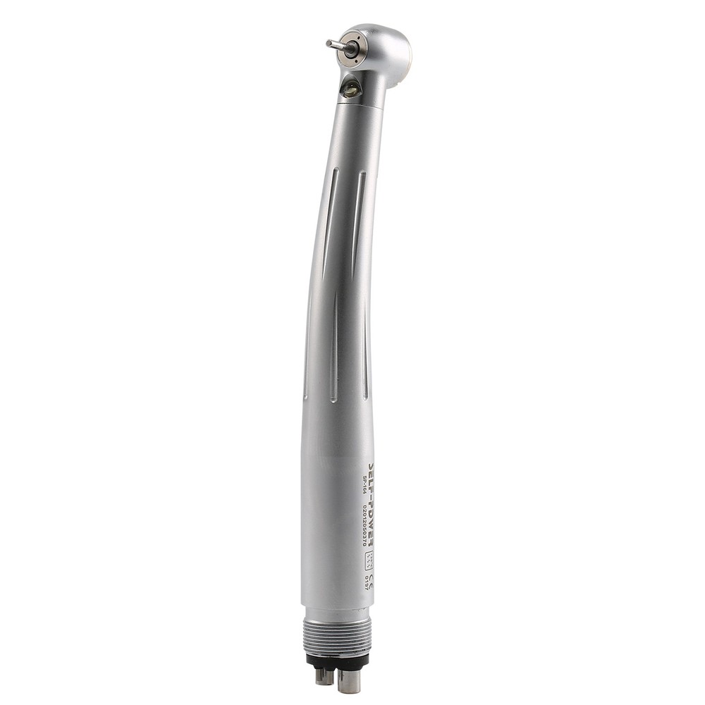 Dental LED E-generator Fiber Optic High Speed Handpiece 2 4Hole Fit FG1.6mm Burs