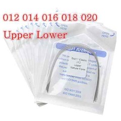 10 Pcs/Pack Dental Orthodontic Arch Wire Super Elastic Niti Round Natural From
