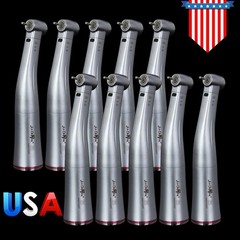 10x Dental 1:5 Fiber Optic Contra Angle Increase Internal 4 Spray LED Handpiece