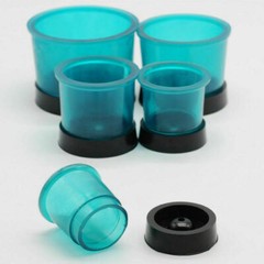 5 TYPES Dental Lab Formers Base Wax Rubber Sillicon Round Casting Flasks Rings