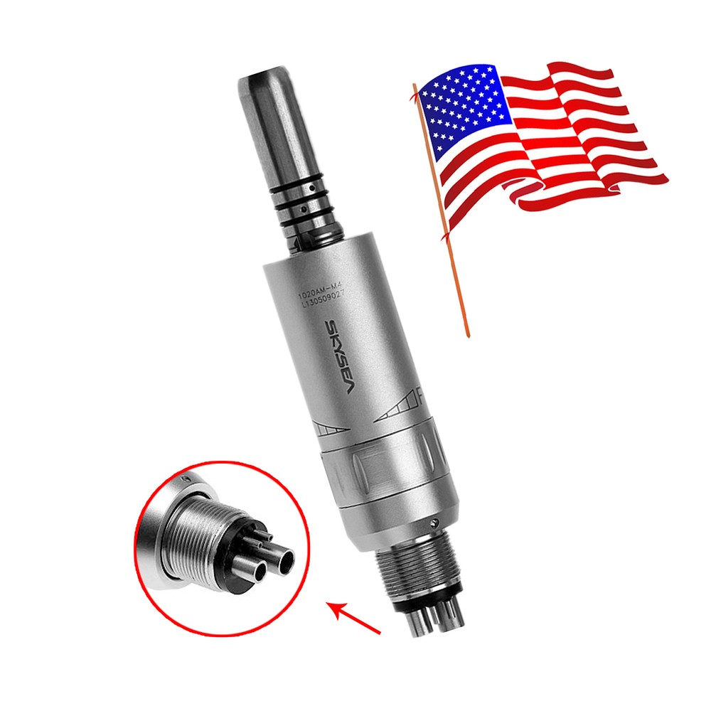 Dental Midwest 4holes Slow Low Speed Air Motor Handpiece E-type Inner Channel
