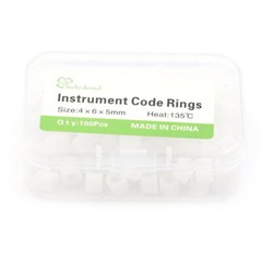 10Packs Dental Autoclavable 135ºC Bands Ring Recognition Silicone Color Large
