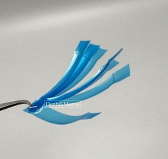 Dental Contoured Anterior Matrix Bands Teeth Restoration Blue Strip Matrice USA