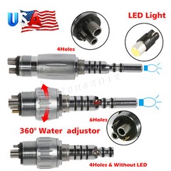 Dental LED Quick Coupler 4/6 Hole fit Kavo Multiflex LUX Fiber Optic Handpiece