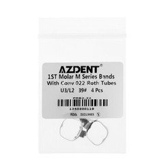 Dental Orthodontic Buccal Tube Bands Roth 022 Convertible U/3 L/2 For 1st Molar