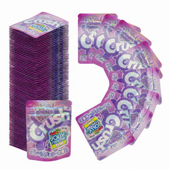 Smell Proof 3.5g Stand Up Mylar Bags Zipper Candy Holographic Foil Bags 100pcs