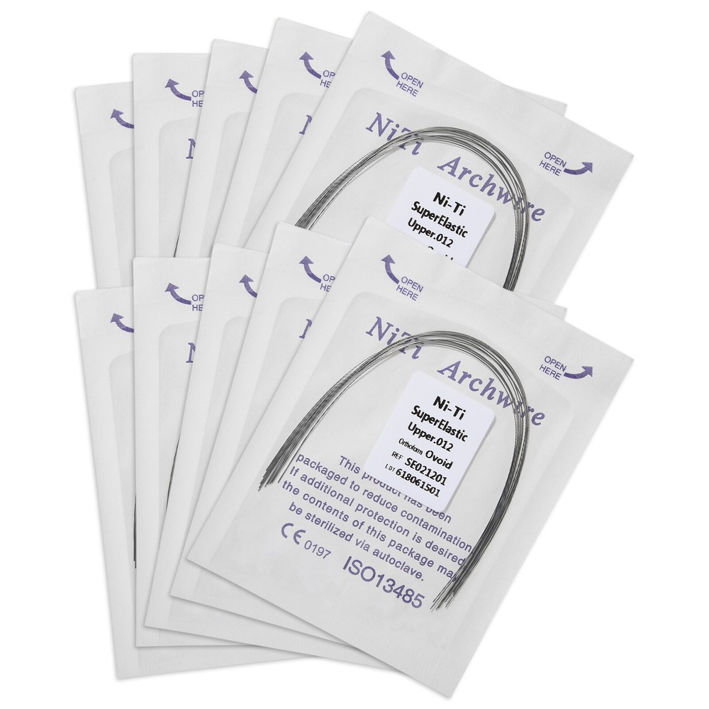 Dental Ortho Supper Elastic Niti Round Arch Wire 012/0.14/0.16/ 0.18/0.20 po
