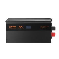 Sump Pump Battery Backup System 3000W LCD Auto Switches to Battery Inverter