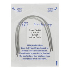 arcos de ortodoncia Orthodontic Arch Wire NiTi Stainless Steel Acero Inoxidable