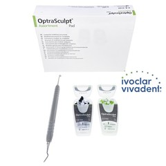 1set Dental Composite Resin Fill Handle Spatula Foam Veneer OptraSculpt Pads Kit