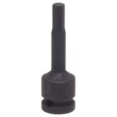 Westward 4Lzd7 1/2 In Drive Impact Socket Bit 1/4 In, Sae