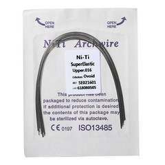 10 Pcs/Pack Dental Orthodontic Round Super Elastic NiTi Arch Wire Ovoid All Size