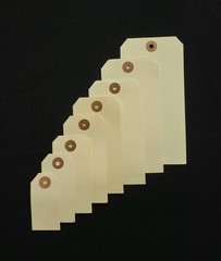 1000 Manila Tags Shipping Hang Label Scrapbook Size 1 2 3 4 5 6 NO STRING, WIRE