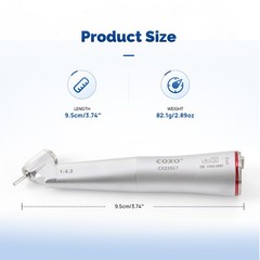 COXO Dental 1:4.2 Speed-increasing Contra Angle Handpiece Internal Water #C7-3