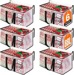 RoomHacks Heavy Duty Clear Moving Bags with Reinforced Handle and Double Zipper,