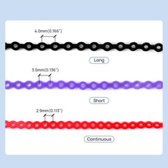 Dental Orthodontic Power Chains Braces Rubber Bands Elastic Short/Long/Closed
