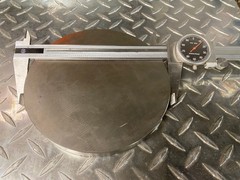 303 stainless steel flat round bar 6 7/8 Diameter x 3/4 long