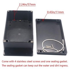 Easy-Customizable Junction Box – 7.87×4.72×2.95 Inch for Project Enclosures