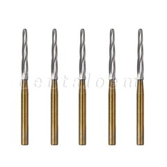 5Pcs Dental Endo-Z Titanium Tungsten Carbide High Speed Cutting Burs FG 1.60mm