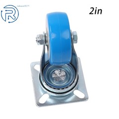 24 × 2Inch Blue 360° Casters Wheel No Brake Capacity To 65lb Each For Tool Chest