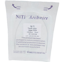 20Pk Dental OrthodonticWhite Color Coated Niti Rectangular/Round Arch Wire Ovoid