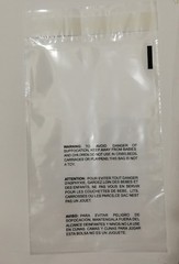 8×10 Clear Bags Suffocation Warning Self Seal Bag Free Shipping