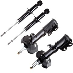 4Pcs Front Rear Shocks Struts for 2003-2008 Toyota Corolla 334450 334451