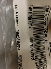 National Scientific 8 mm TEF/SIL RED Septa, 100/pk 100 GC HPLC Vial