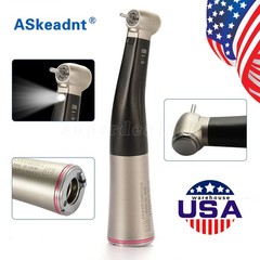 Dental 1:5 Increasing Fiber Optic LED Contra Angle Handpiece/1:5 Cartridge Rotor