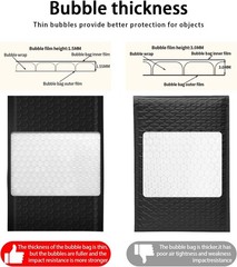 Bubble Mailers, 4×7 Inch Padded Bubble Mailers Pack of 100 Bubble Envelopes O…