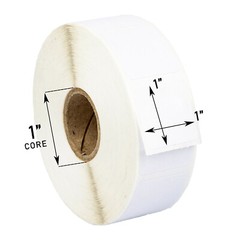 ZEBRA / ELTRON 1×1 (1″ x 1″) SQUARE Direct Thermal Labels – (1) Roll of 1380