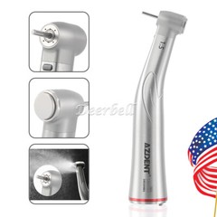 Dental 1:5 Fiber Optic LED Increase Contra Angle Handpiece Fit Electric Motor