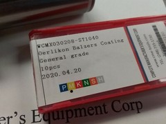 U drill 13/16″x2-1/2″x5-1/2″, 1″ shk, index, Extra 10pcs WCMX03 inserts UD-1316