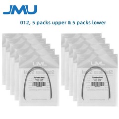 100Pcs Dental Orthodontic Arch Wire Stainless Steel Ovoid Round 0.012″ Upper Low