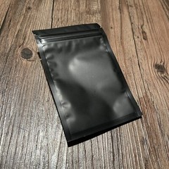 Translucent Silver Black Flat Metallic Foil Resealable Bags Pouch 3″x5″ Qty 270