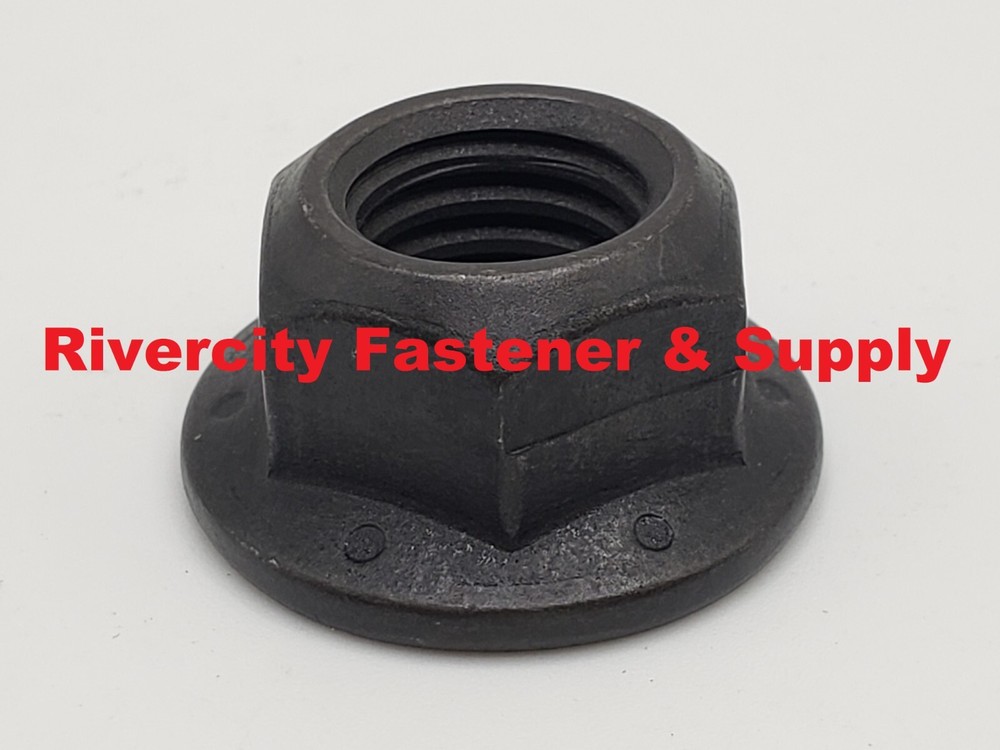 7/16-14 Grade 8 All Metal Flange Lock Nuts 7/16×14 Top Lock Nuts 7/16 x 14 Nut