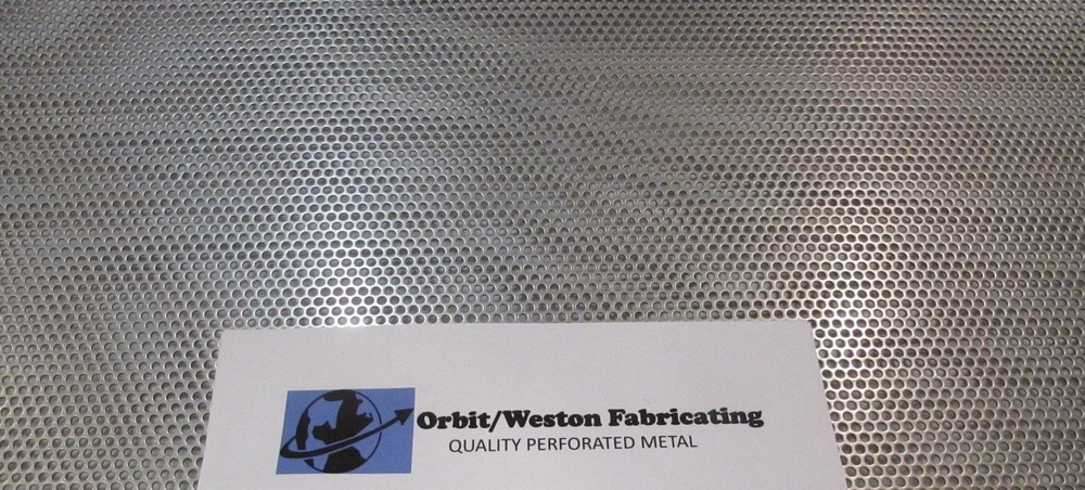 1/8″ HOLES—18 GAUGE 304 STAINLESS PERFORATED SHEET– 11″ X 24″