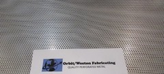 1/8″ HOLES—18 GAUGE 304 STAINLESS PERFORATED SHEET– 11″ X 24″