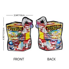3.5g Cartoon Shapes Mylar Bags Zip Seal Bags Resealable Candy Baggies 100 pcs