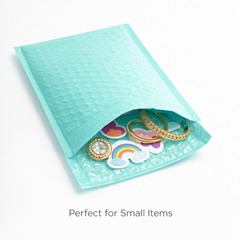 Teal Poly Bubble Mailers Self Seal Padded Shipping Envelopes Bulk 10-500