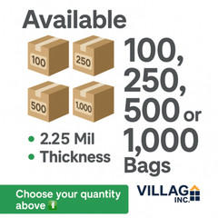 “Green T-Shirt Bags 1/6 Size 2.25 Mil Reusable Heavy Duty Plastic Grocery Sacks”