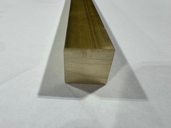 1″ x 1″ C360 Square Brass Bar x 2″ Long, Half Hard, Free Cutting, Mill Stock