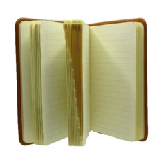 Address Book MINI 3×4″ Leather Cover 160 Tabbed Pgs Post Miniatures Bright Green
