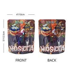 3.5g Mylar Bag Stand Up Zip Seal Bags Mixed Pack Holographic Bag 100pcs
